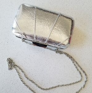 Silver Clutch Purse